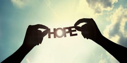 Hope with Hands in Sky Pic